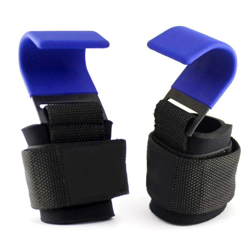Elevate Your Workout with Our Heavy-Duty Weight Lifting Hook Grips and Wrist Wraps - Perfect for Powerlifting and Bodybuilding!