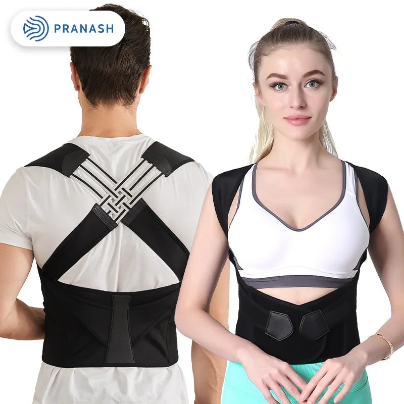 Adjustable Back Posture Corrector Belt for Men and Women - Say Goodbye to Slouching and Discomfort!